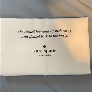 Kate spade dust bag